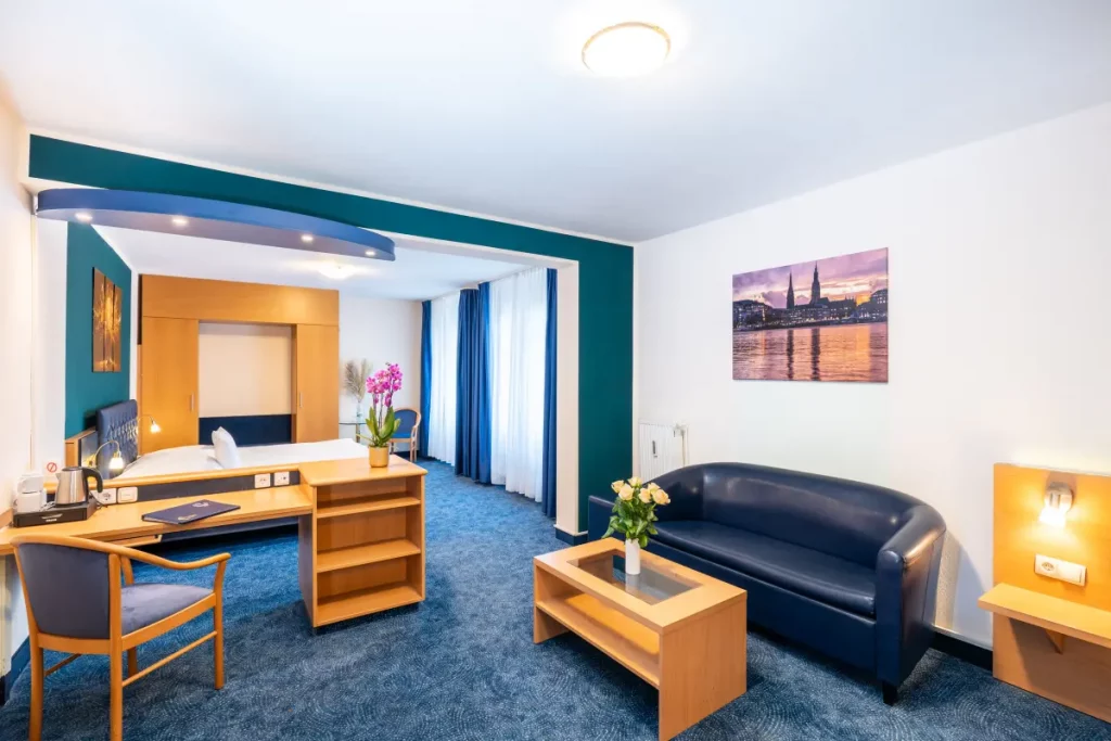 Zimmer Triple Appartement Hotel Hanseport Hamburg